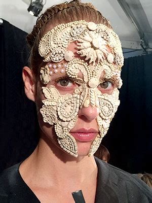 All the Details of Those Amazing Masks at Givenchy